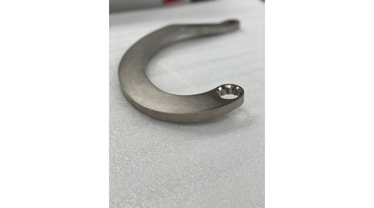 Wire EDM and CNC machined part, sample 10