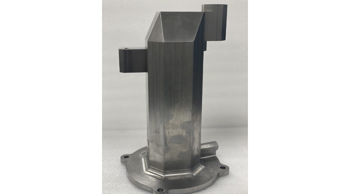 CNC-machined precision metal component, sample 2