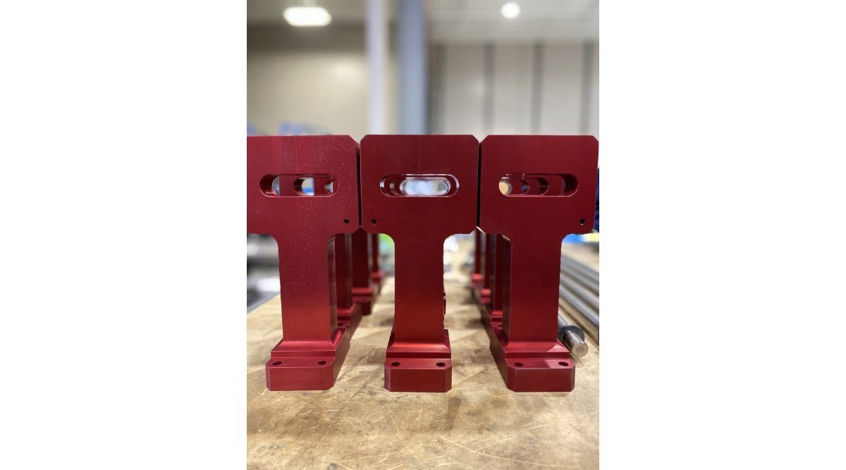 CNC-machined precision metal component, sample 4