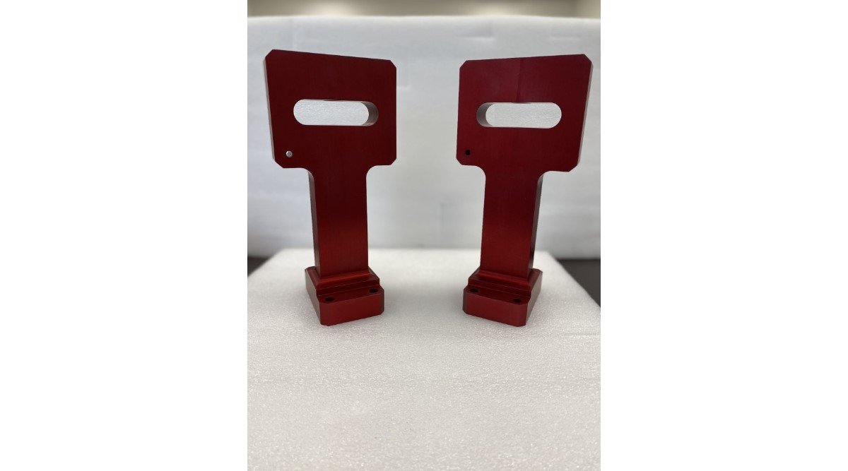 Custom fabricated metal part, sample 5